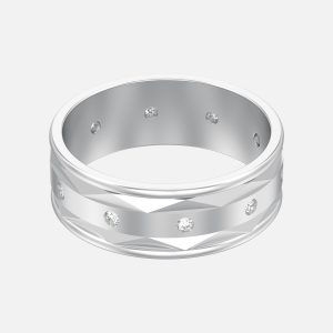 Stainless Steel Cutout Station Ankle Bracelet